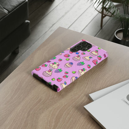Pink Fruit Cakes Phone Case