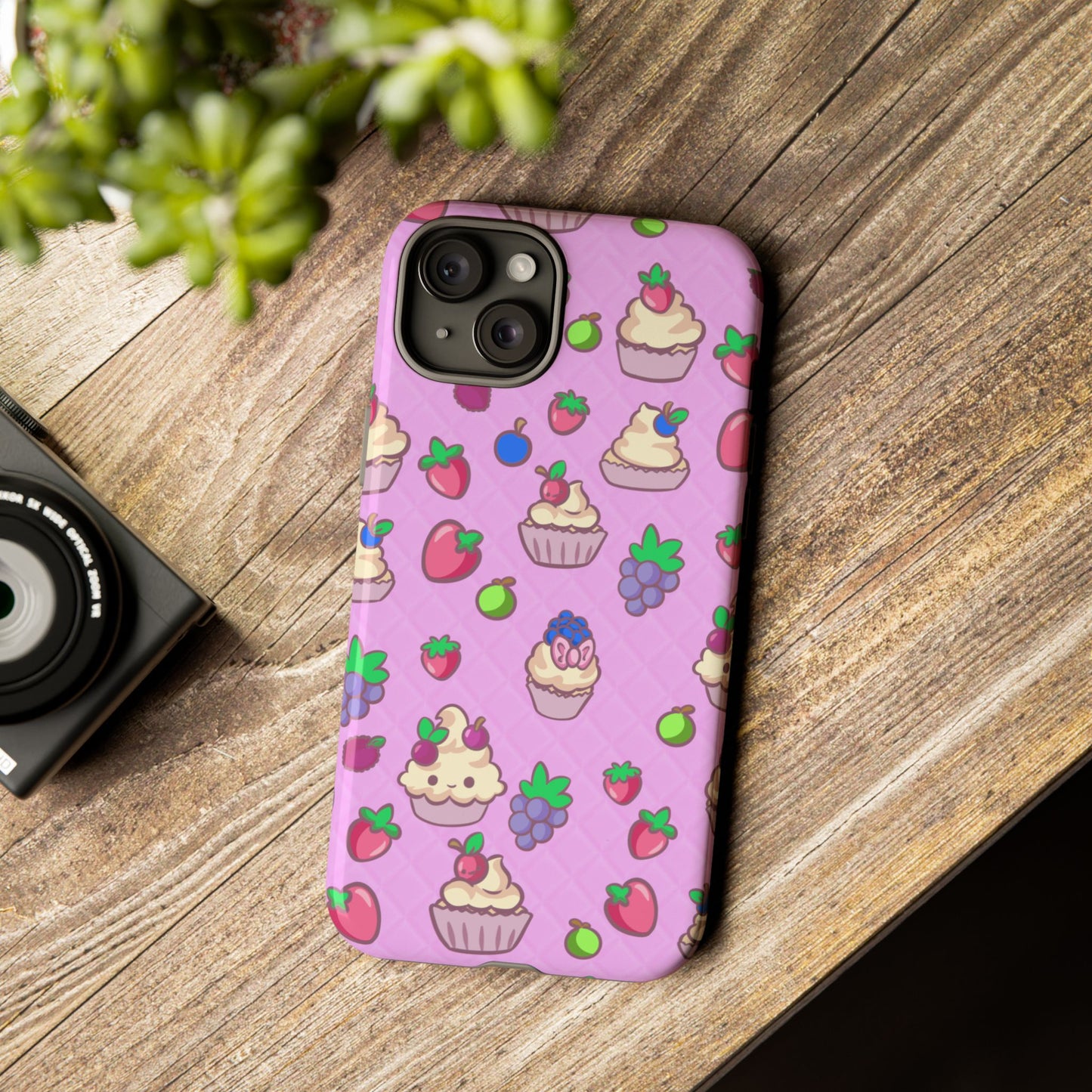Pink Fruit Cakes Phone Case