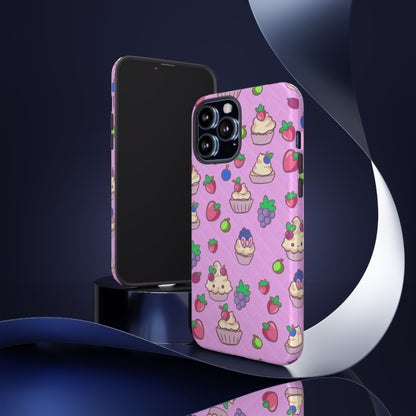 Pink Fruit Cakes Phone Case
