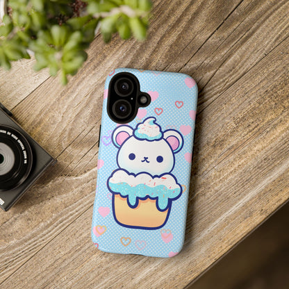 Frosty Cupcake Bear Phone Case