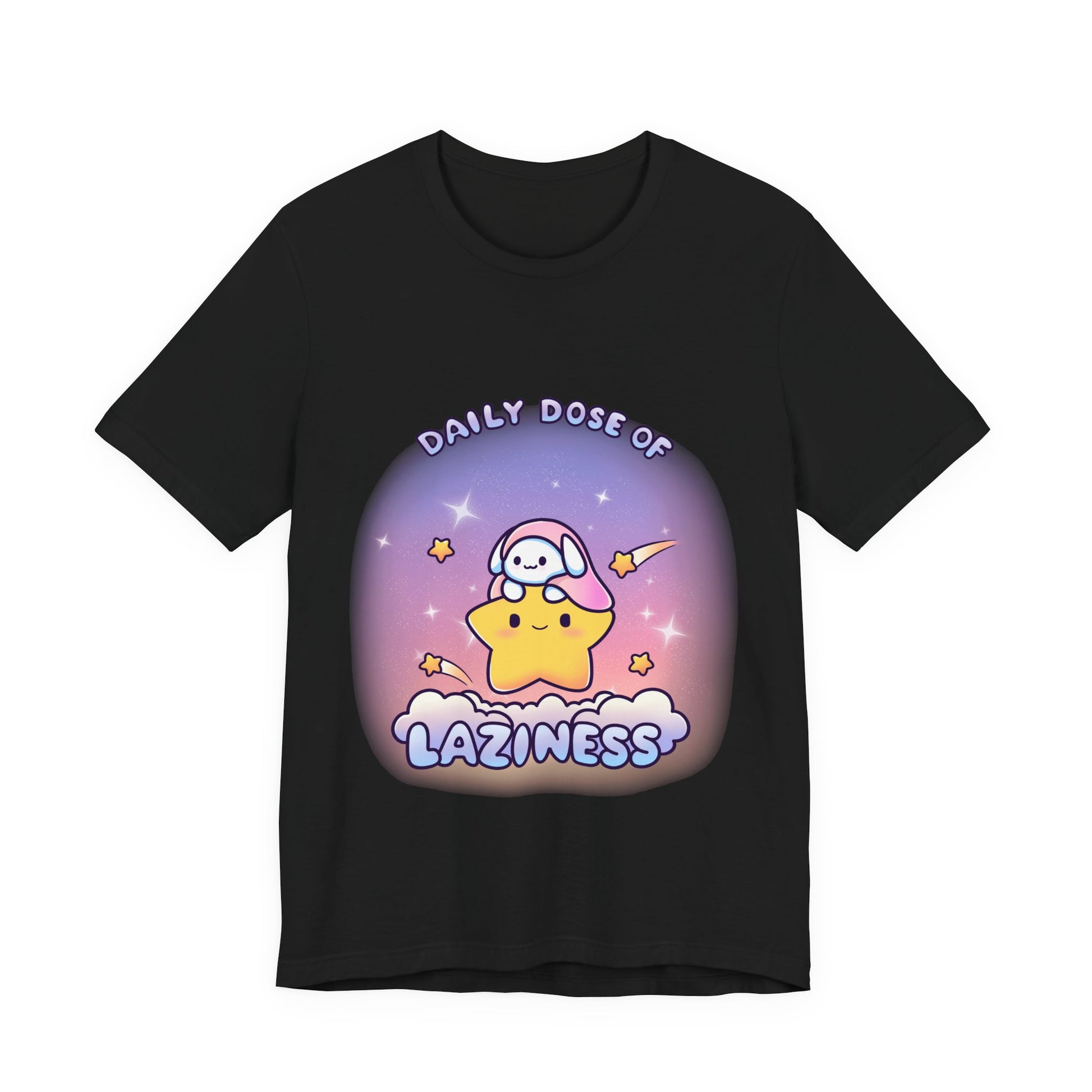 Daily Dose of Laziness Tee, Cute Relaxed Fit T Shirt - Pink X Holic