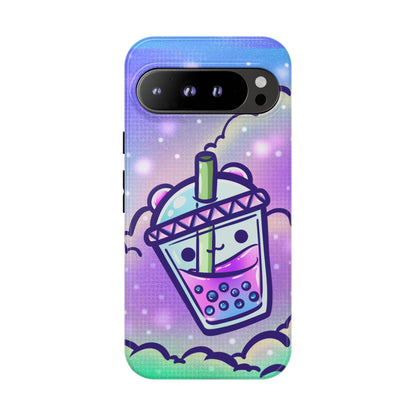 Sparkly Clouds Boba Phone Case
