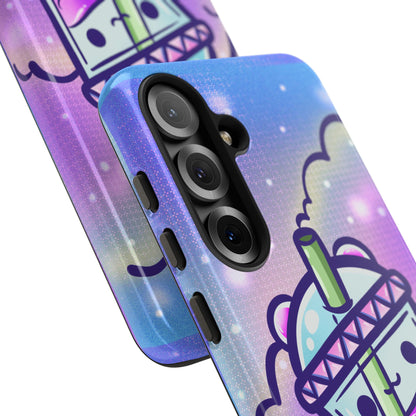 Sparkly Clouds Boba Phone Case
