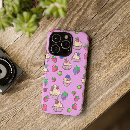 Pink Fruit Cakes Phone Case