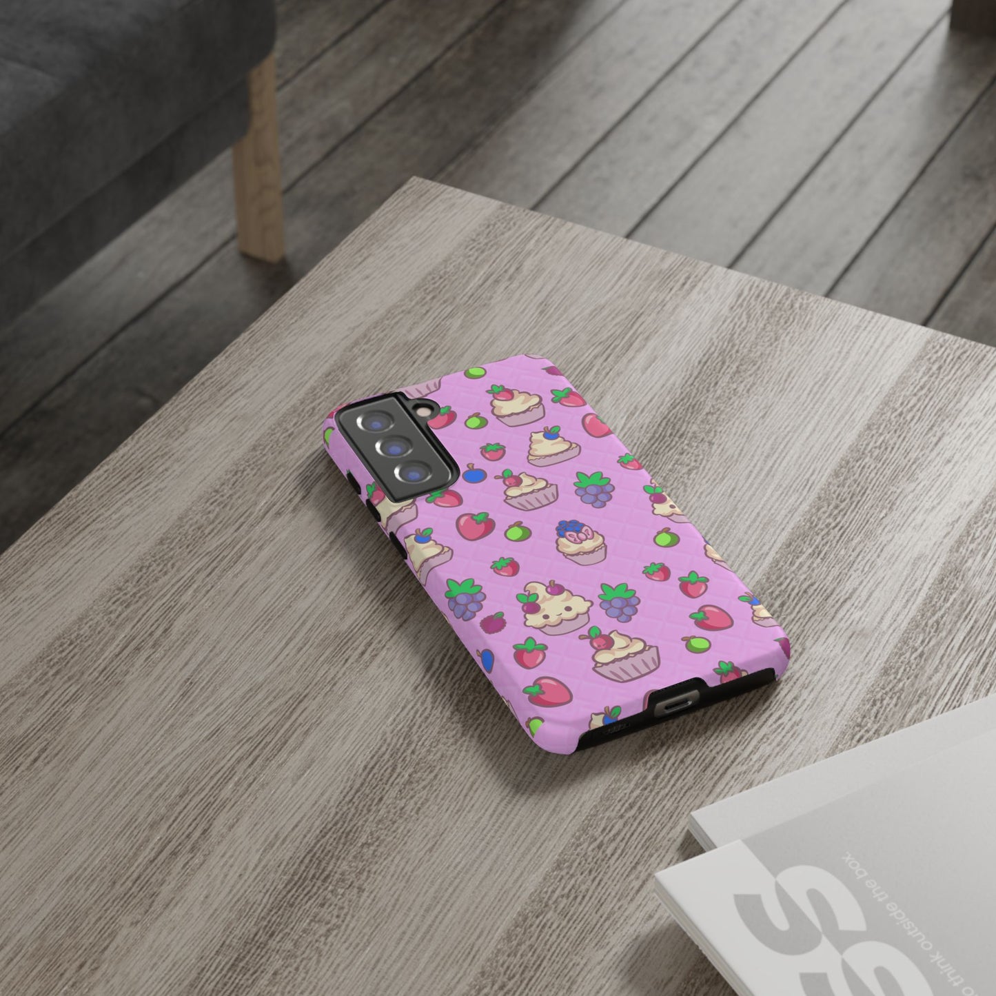 Pink Fruit Cakes Phone Case