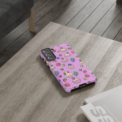 Pink Fruit Cakes Phone Case