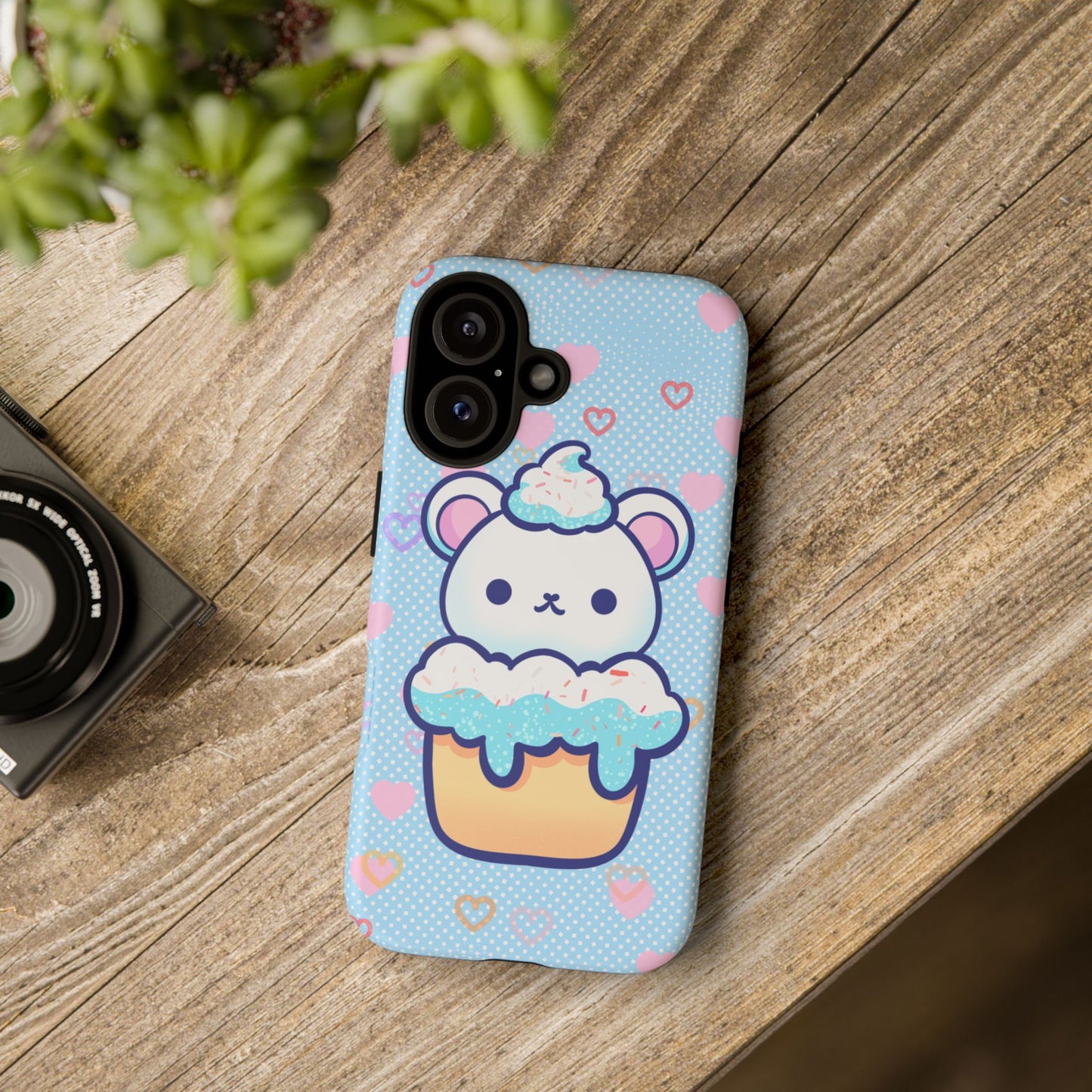 Frosty Cupcake Bear Phone Case