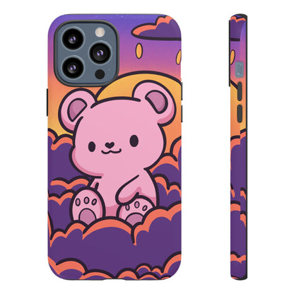 Cloud Cub Sunset Sky Bear Phone Case - Pink X Holic