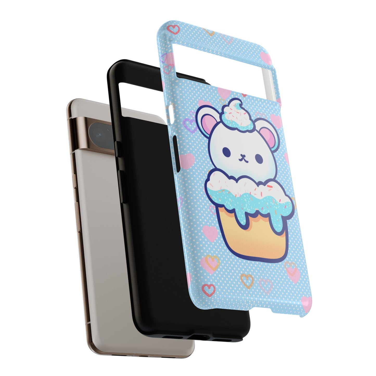 Frosty Cupcake Bear Phone Case