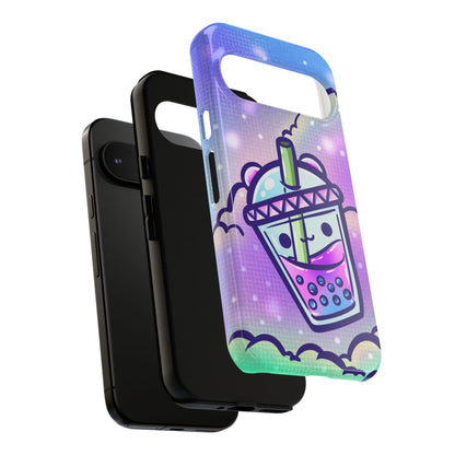 Sparkly Clouds Boba Phone Case