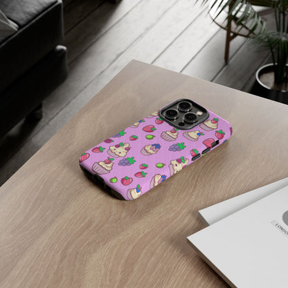 Pink Fruit Cakes Phone Case