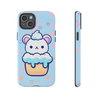 Frosty Cupcake Bear Phone Case