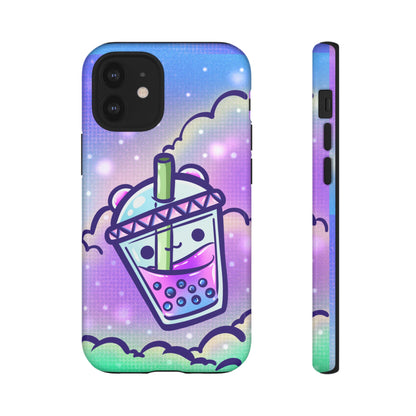 Sparkly Clouds Boba Phone Case
