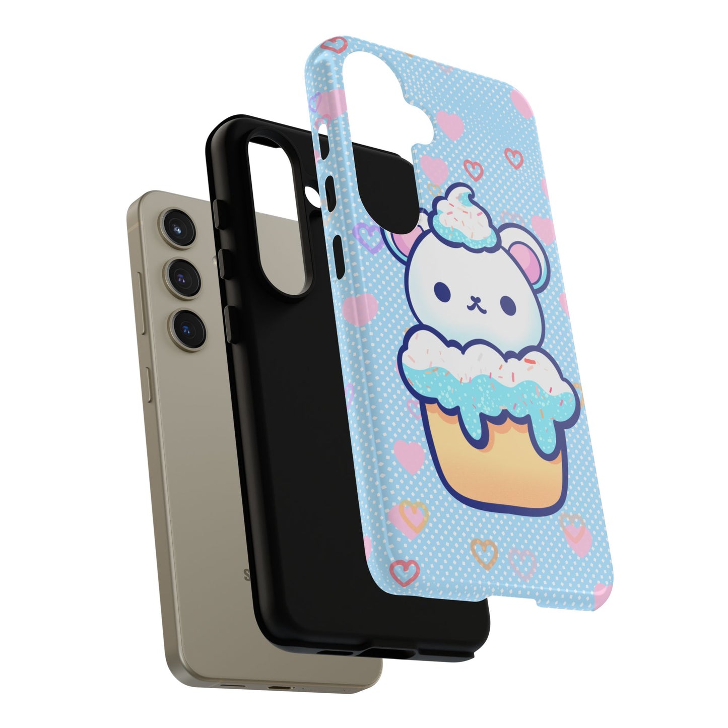Frosty Cupcake Bear Phone Case