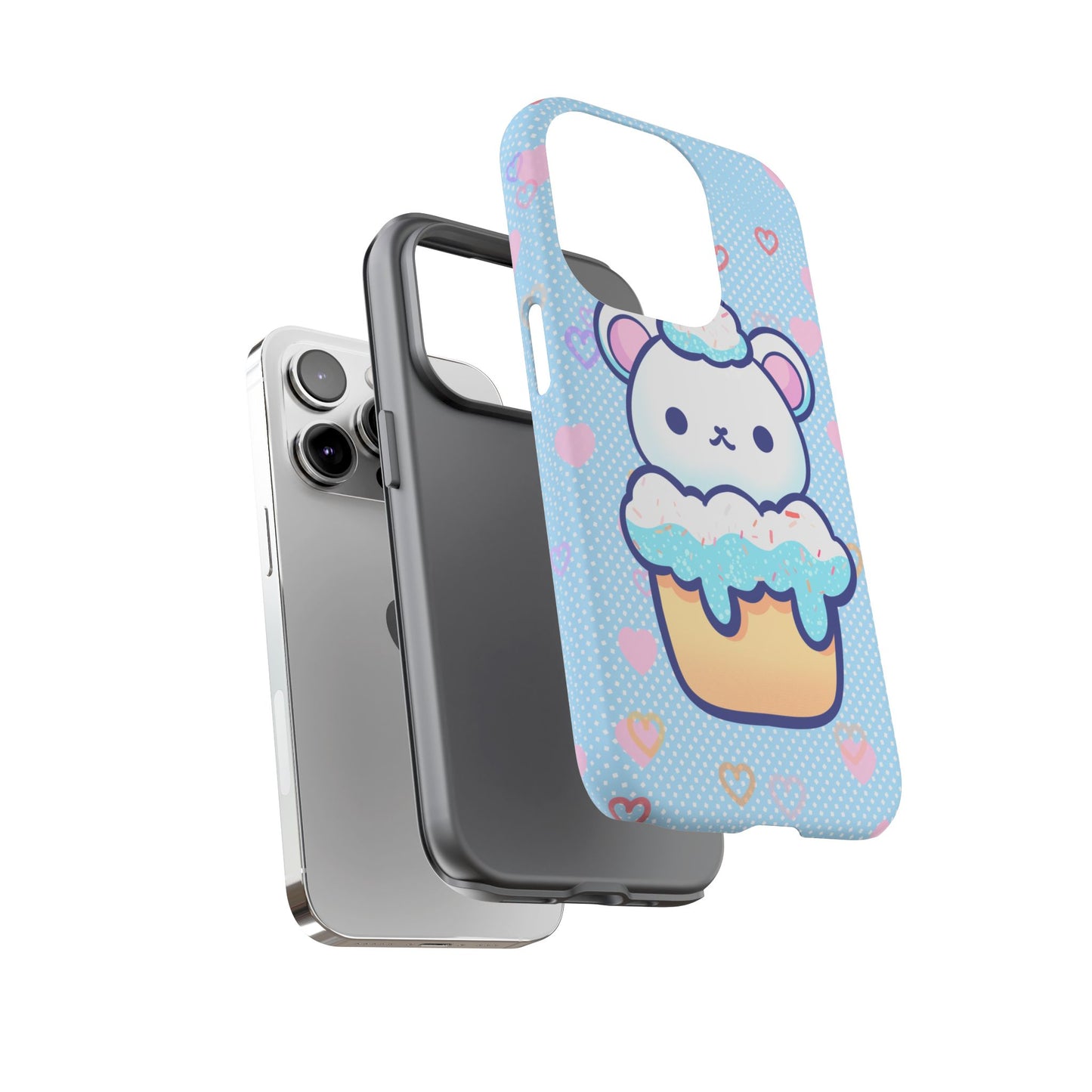 Frosty Cupcake Bear Phone Case